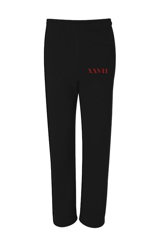Twenty Sevn "XXVII" Open Bottom Sweatpants